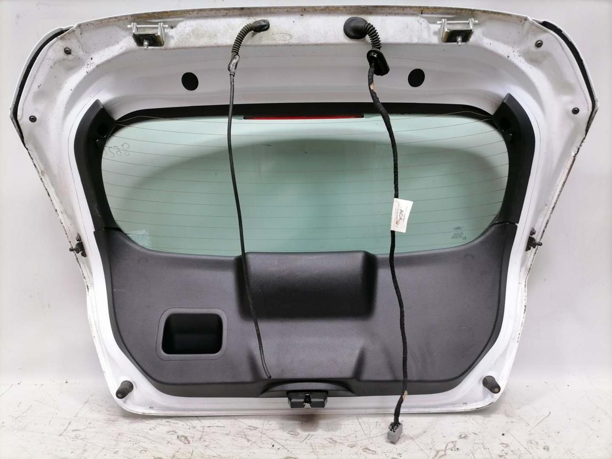 Ford Fiesta JA8 original Heckklappe mit Heckscheibe Frost Wei&szlig; Bj.2010